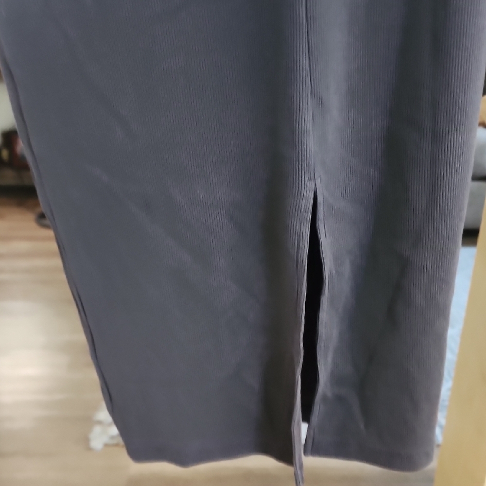 Veronica Beard Navy Halter Maxi Dress White Trim Elegant Minimalist - Picture 8 of 11